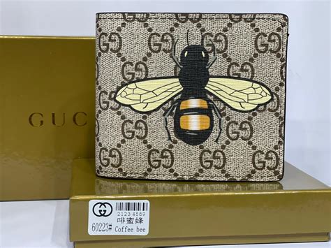 gucci wallet bee fake|gucci bee wallet price.